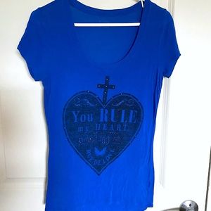 Express “You Rule my ❤️” Graphic Tee - Small (EUC)